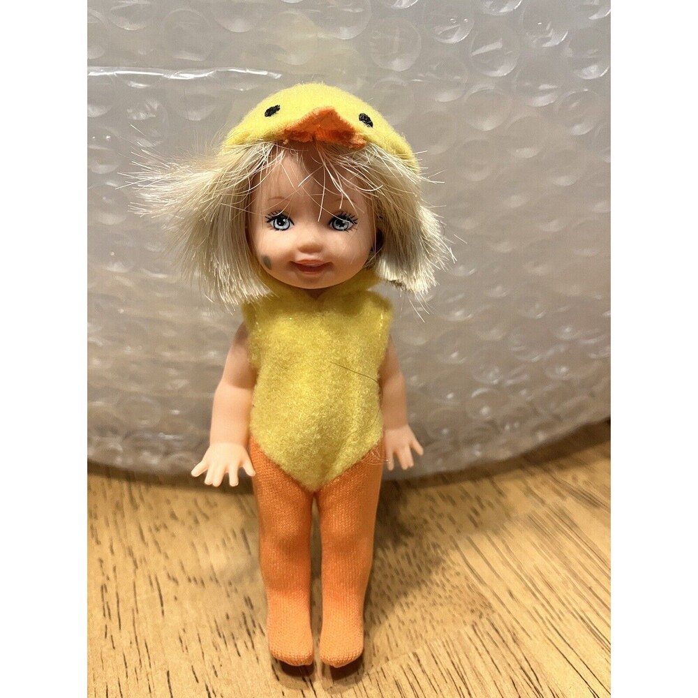 Kelly Doll Barbie Little Sister Easter Duck Spring Chick 2005